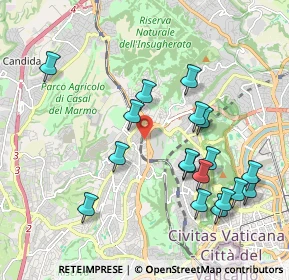 Mappa Vicolo dell'Acqua Paola, 00168 Roma RM, Italia (2.20333)