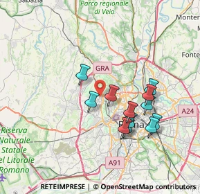 Mappa Via Campo Ligure, 00168 Roma RM, Italia (6.92167)