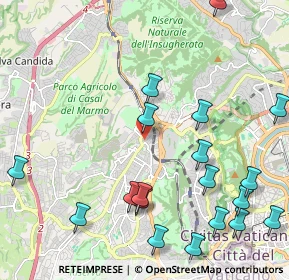 Mappa Via Campo Ligure, 00168 Roma RM, Italia (2.82684)