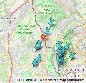 Mappa Via Campo Ligure, 00168 Roma RM, Italia (2.0975)