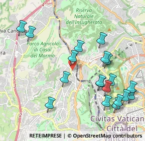 Mappa Via Campo Ligure, 00168 Roma RM, Italia (2.40842)