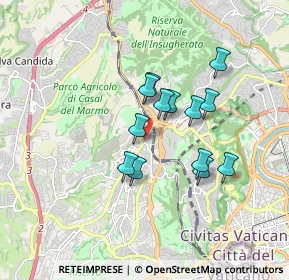 Mappa Via Campo Ligure, 00168 Roma RM, Italia (1.43769)