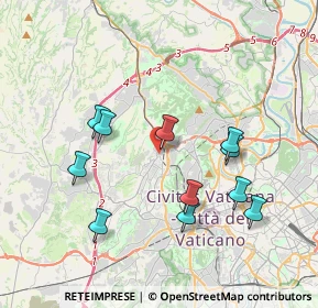 Mappa Via Campo Ligure, 00168 Roma RM, Italia (3.91182)