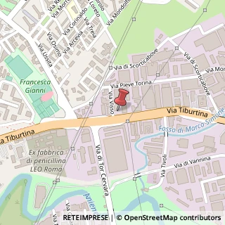 Mappa Via Tiburtina, 1095, 00156 Roma, Roma (Lazio)