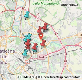 Mappa Viale Kant, 00100 Roma RM, Italia (2.96167)
