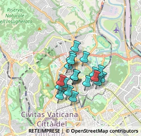 Mappa Via Flaminia, 00197 Roma RM, Italia (1.3195)