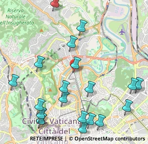 Mappa Via Flaminia, 00197 Roma RM, Italia (2.787)
