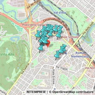 Mappa Via Moricone, 00199 Roma RM, Italia (0.271)