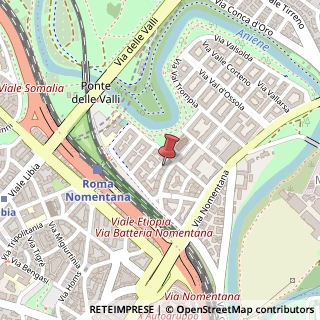 Mappa Via Valsugana, 8, 00141 Roma, Roma (Lazio)