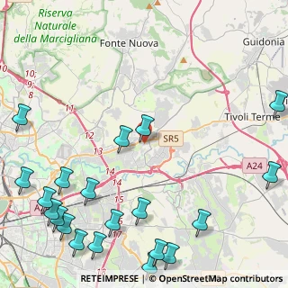 Mappa Via della Sibilla Tiburtina, 00131 Roma RM, Italia (6.9225)