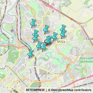 Mappa Via Pizzo Bernina, 00141 Roma RM, Italia (1.2075)