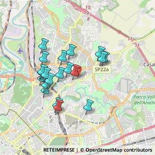 Mappa Via Pizzo Bernina, 00141 Roma RM, Italia (1.807)