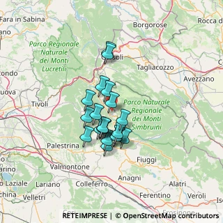 Mappa Contrada Bottiano, 00028 Subiaco RM, Italia (10.2775)