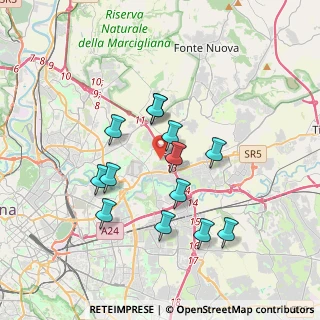 Mappa Via Luigi Gigliotti, 00156 Roma RM, Italia (3.38538)
