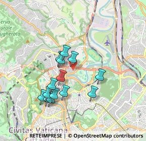 Mappa Casa di Cura Paideia, 00191 Roma RM, Italia (1.68143)