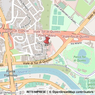 Mappa Via Vincenzo Tiberio, 46, 00191 Roma, Roma (Lazio)