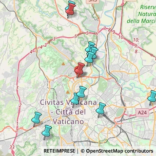 Mappa Via Proceno, 00191 Roma RM, Italia (4.60308)