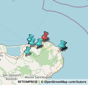 Mappa Località Pietra della Madonna, 71010 Peschici FG, Italia (10.3055)