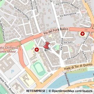 Mappa Via dei Prati della Farnesina, 3/A, 00135 Roma, Roma (Lazio)