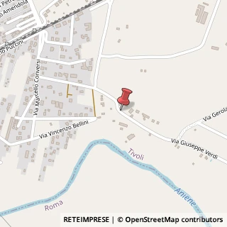 Mappa Via Giuseppe Verdi, 12, 00019 Tivoli, Roma (Lazio)