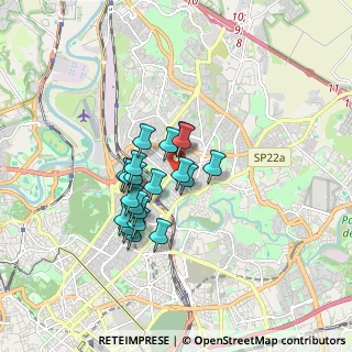 Mappa Via Martana, 00141 Roma RM, Italia (1.3355)
