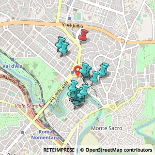 Mappa Via Martana, 00141 Roma RM, Italia (0.3445)