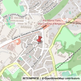 Mappa Via Molveno, 106, 00135 Roma, Roma (Lazio)