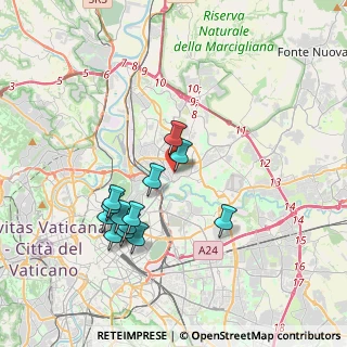 Mappa Viale Adriatico, 00141 Roma RM, Italia (3.72462)
