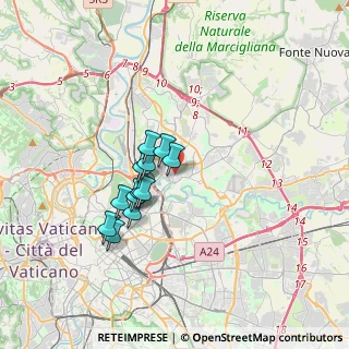 Mappa Viale Adriatico, 00141 Roma RM, Italia (2.76833)