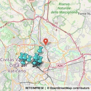 Mappa Parco delle Valli, 00141 Roma RM, Italia (4.724)