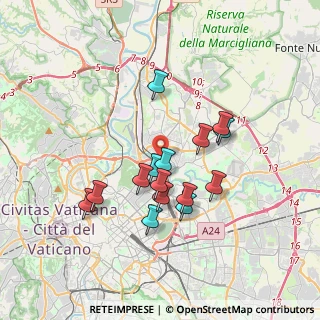 Mappa Parco delle Valli, 00141 Roma RM, Italia (3.22067)