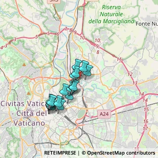 Mappa Parco delle Valli, 00141 Roma RM, Italia (3.13)