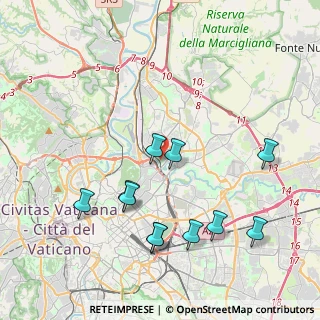 Mappa Parco delle Valli, 00141 Roma RM, Italia (4.48545)