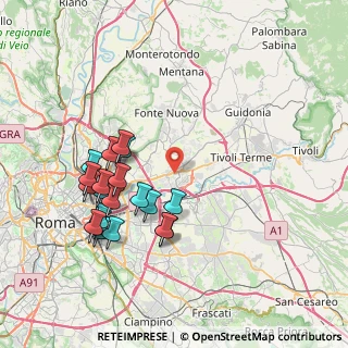 Mappa Via Farindola, 00131 Roma RM, Italia (8.399)