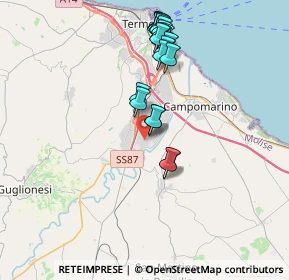 Mappa Via Enrico Mattei, 86039 Termoli CB, Italia (3.8735)