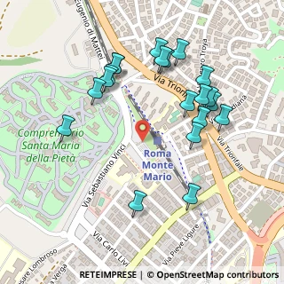 Mappa Stazione Monte Mario, 00168 Roma RM, Italia (0.274)