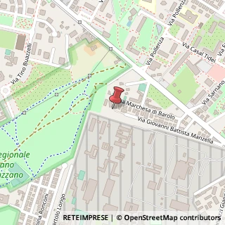 Mappa Via Giovanni Battista Manzella,  144, 00156 Roma, Roma (Lazio)