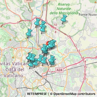 Mappa Viale Carnaro, 00141 Roma RM, Italia (3.203)