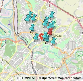 Mappa Via Montasio, 00141 Roma RM, Italia (1.32357)