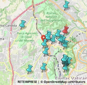 Mappa Via Sebastiano Vinci, 00168 Roma RM, Italia (2.0955)