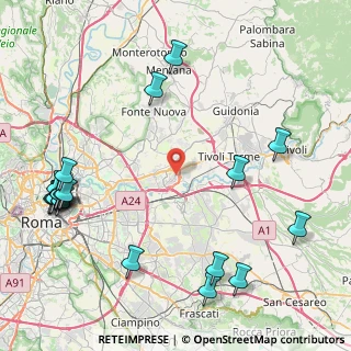 Mappa Via Osteria delle Capannacce, 00131 Roma RM, Italia (12.2)