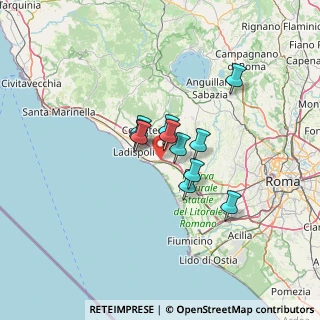 Mappa Via della Sorgente, 00054 Fiumicino RM, Italia (8.86545)