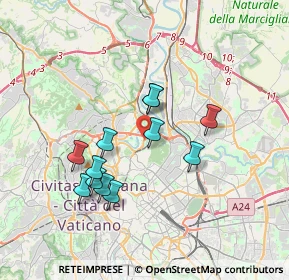 Mappa Largo Piero Gabrielli, 00197 Roma RM, Italia (3.3425)