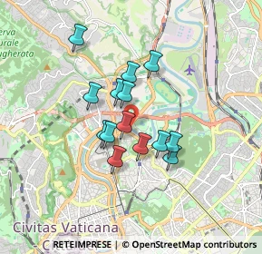 Mappa PIsta Ciclabile Ponte Milvio -Castel Giubileo, 00191 Roma RM, Italia (1.34)