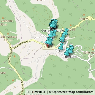 Mappa Via Empolitana II n, 00025 Gerano RM, Italia (0.75926)