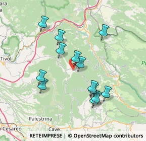 Mappa Via Empolitana II n, 00025 Gerano RM, Italia (7.26308)