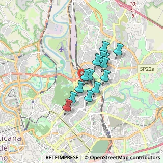 Mappa Via Luigi Mancinelli, 00199 Roma RM, Italia (1.26714)