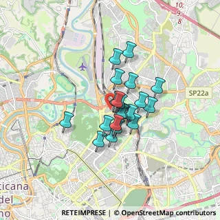 Mappa Via Luigi Mancinelli, 00199 Roma RM, Italia (1.18)