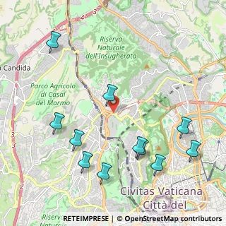 Mappa Via Girolamo Nisio, 00135 Roma RM, Italia (2.57455)