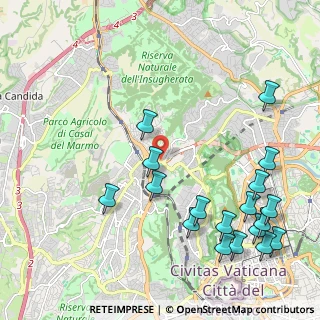 Mappa Via Girolamo Nisio, 00135 Roma RM, Italia (2.79944)